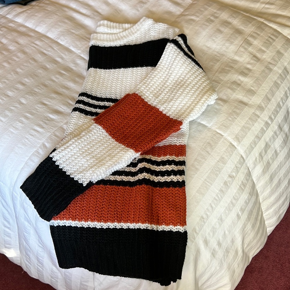 Striped Knit Sweater